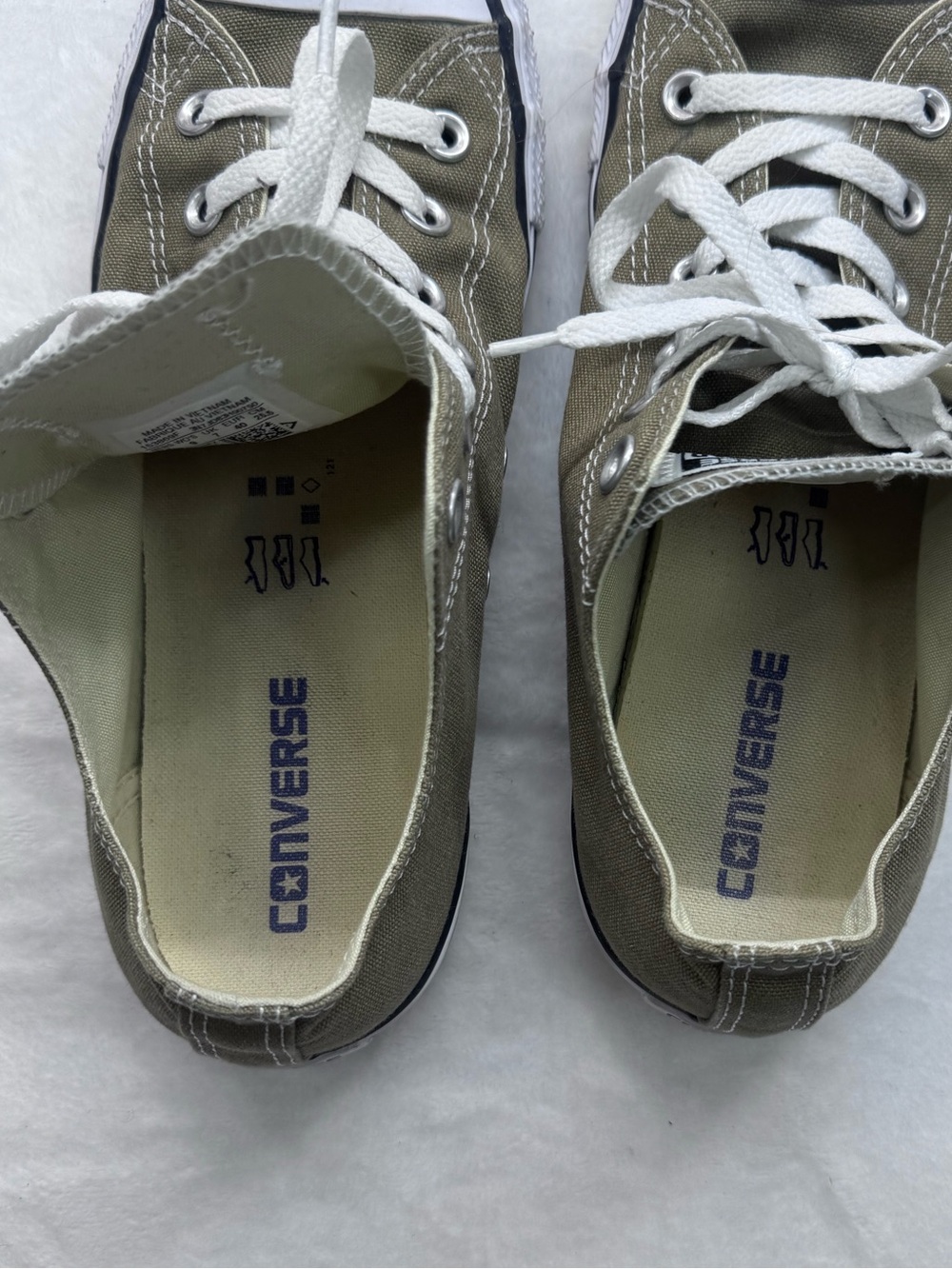 Converse Chuck Taylor All Star Low Olive Green Canvas Sneakers Men’s 7 - Picture 8 of 9